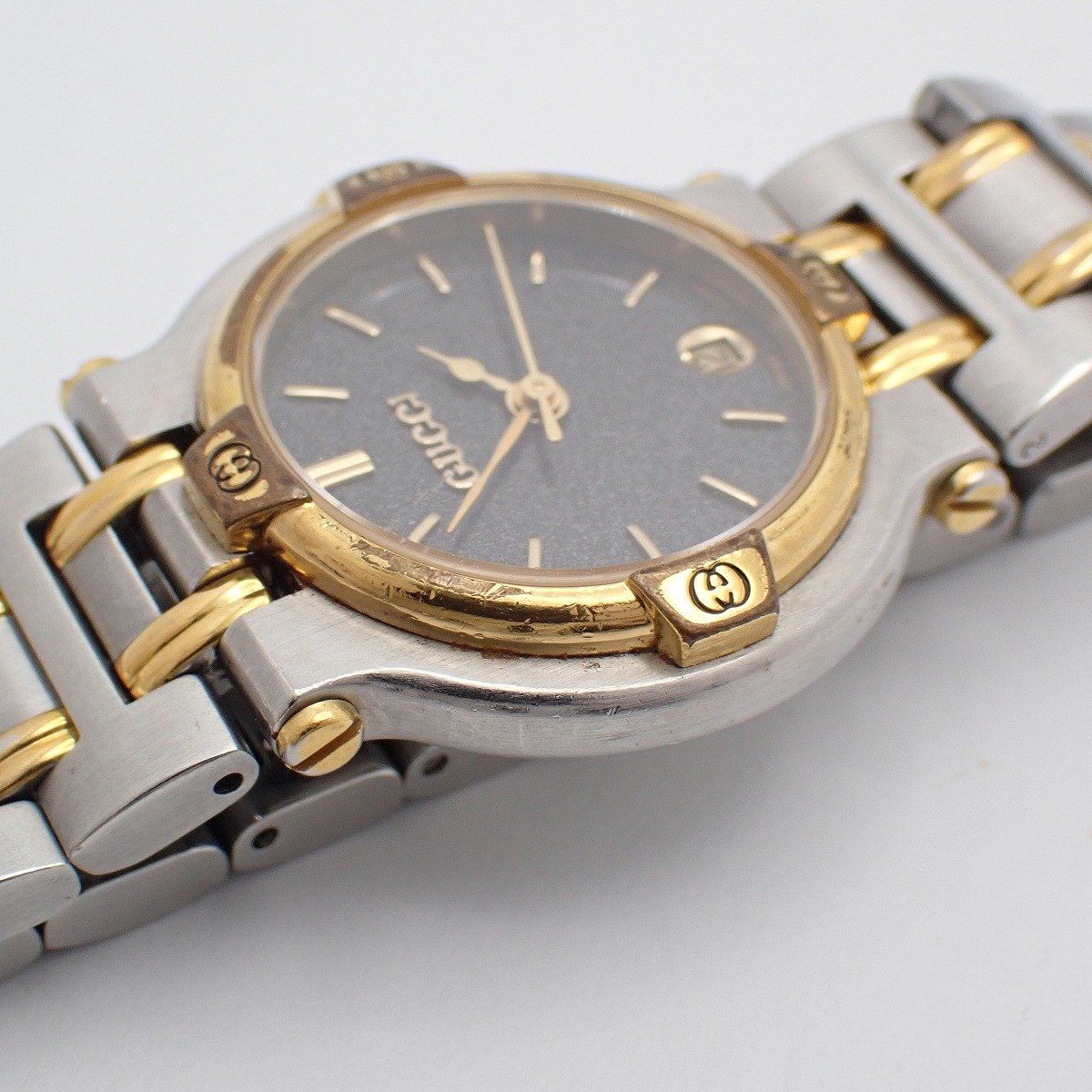 Gucci Quartz Watch Duo Gray Dial SS Kannon Buckle — view 8