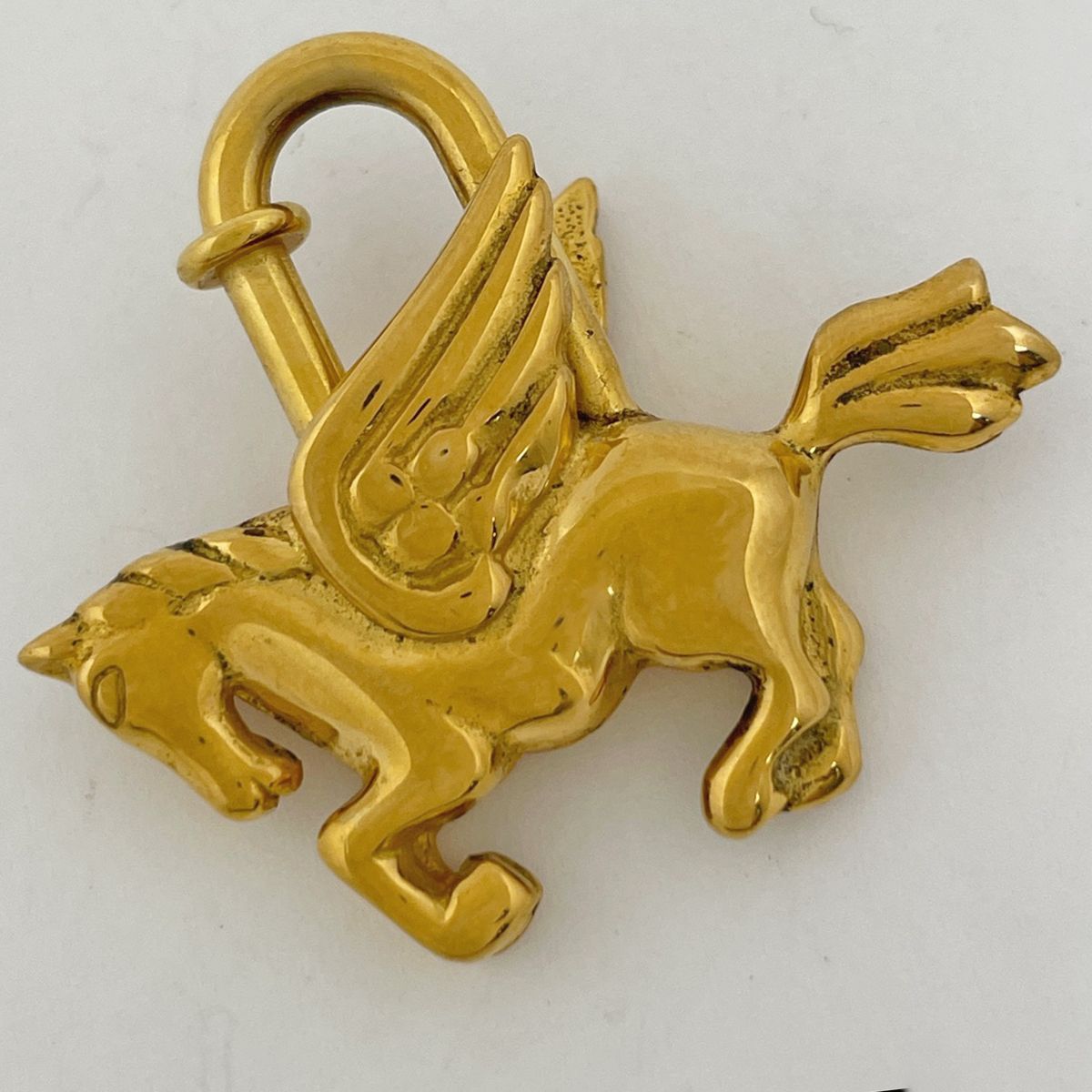 Hermes Pegasus Bag Charm Cadena Bag Gold Plated — view 2