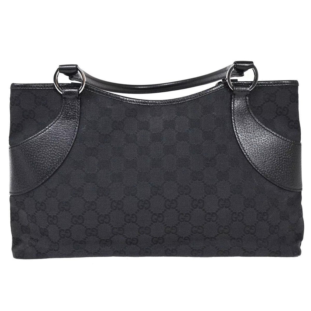 Gucci GG Pattern Tote Canvas Black — view 2