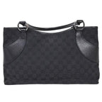 Gucci GG Pattern Tote Canvas Black — view 2