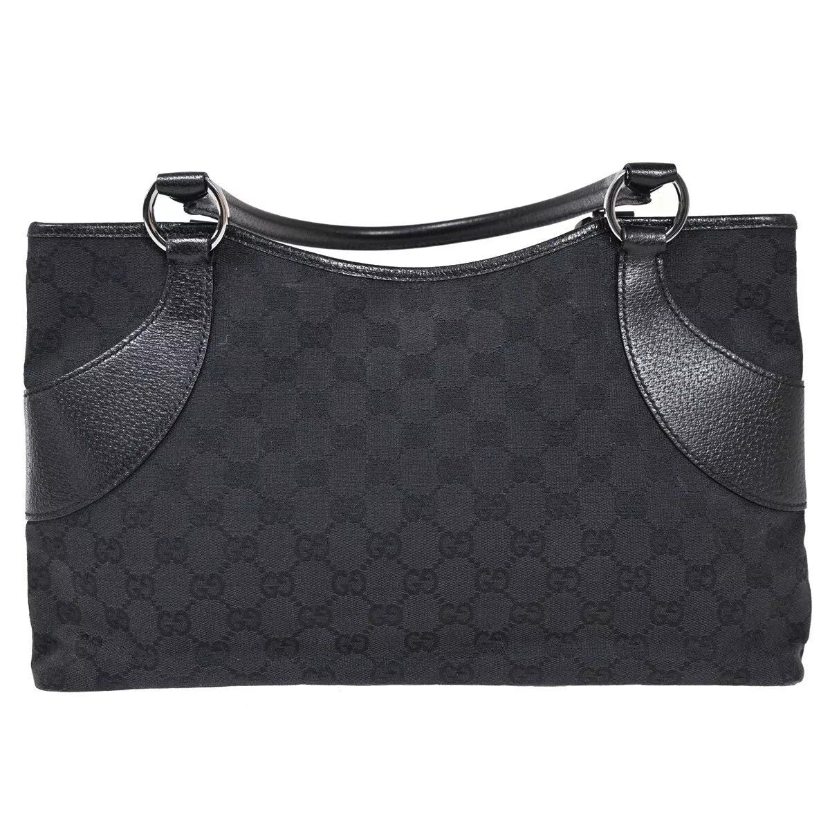 Gucci GG Pattern Tote Canvas Black — view 2