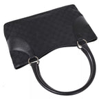 Gucci GG Pattern Tote Canvas Black — view 4