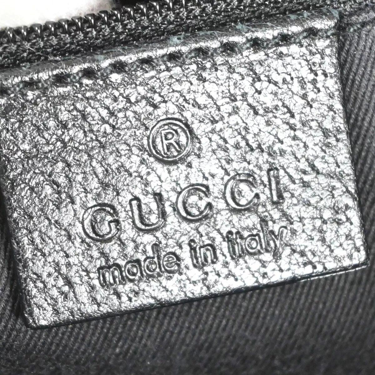 Gucci GG Pattern Tote Canvas Black — view 9