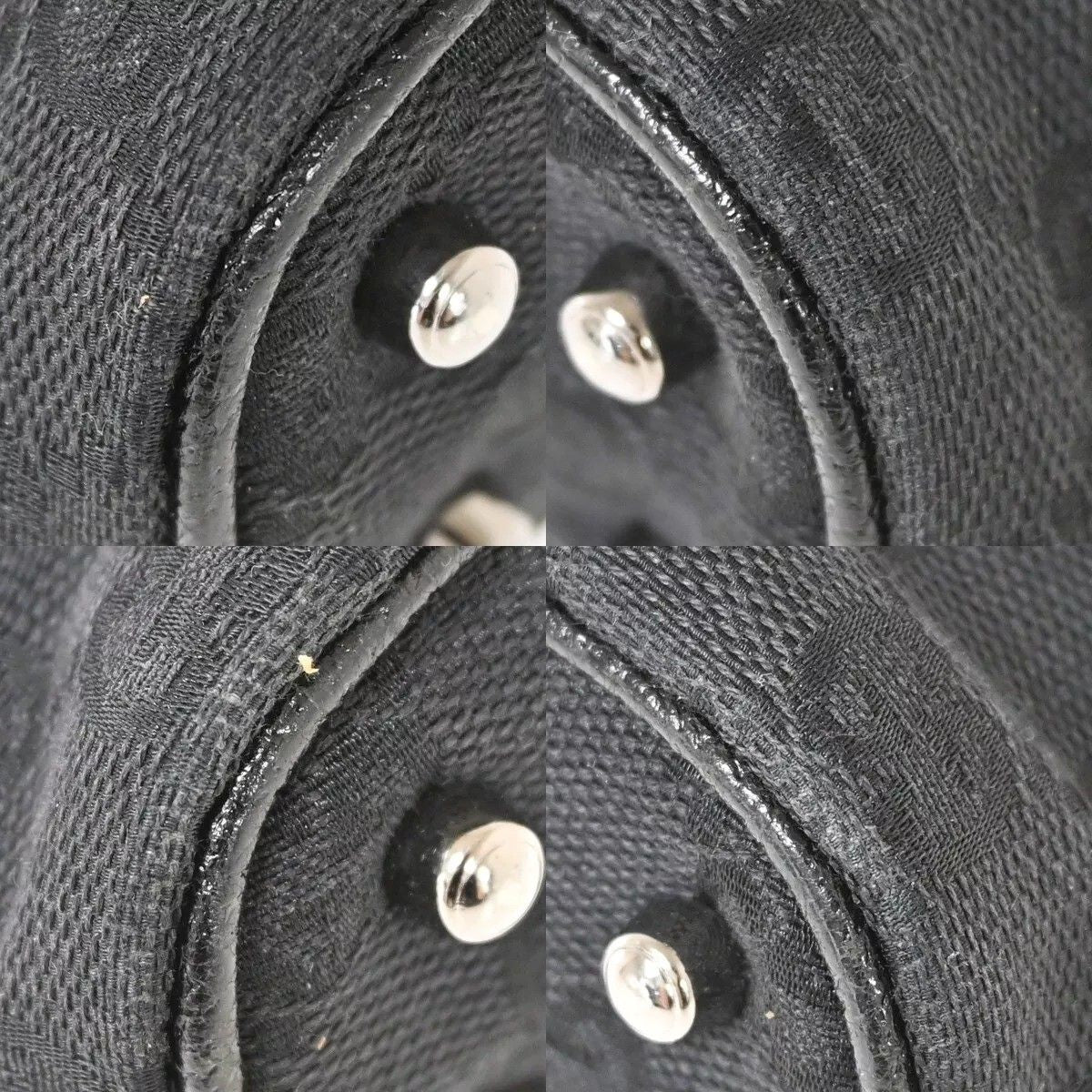 Gucci GG Pattern Tote Canvas Black — view 5