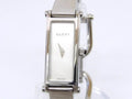 Gucci Watch Bangle Stainless Steel Square Dial Quartz White