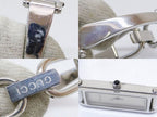 Gucci Watch Bangle Stainless Steel Square Dial Quartz White — view 3