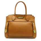 Louis Vuitton Steamer Millesime Leather Shoulder Bag Camel — view 4