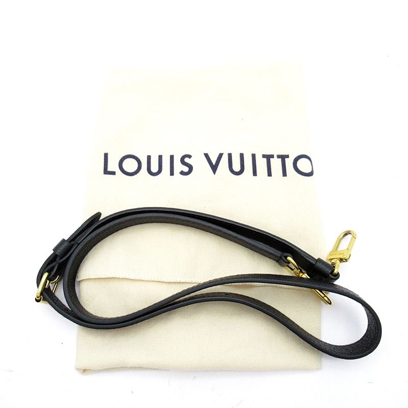 Louis Vuitton On The Go PM Monogram Empreinte Handbag Black/beige Pre Owned — view 8