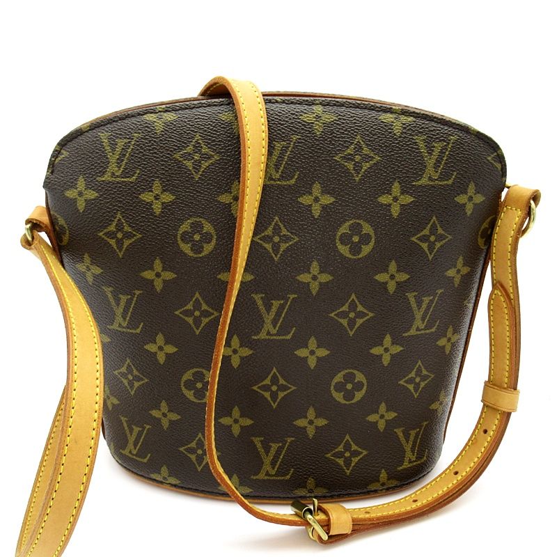Louis Vuitton Drew Monogram Shoulder Bag Brown — view 4