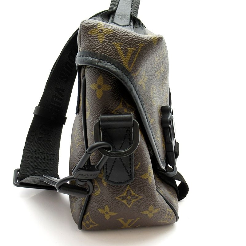 Louis Vuitton Trail Messenger Monogram Macassar Shoulder Bag Brown Pre Owned — view 5