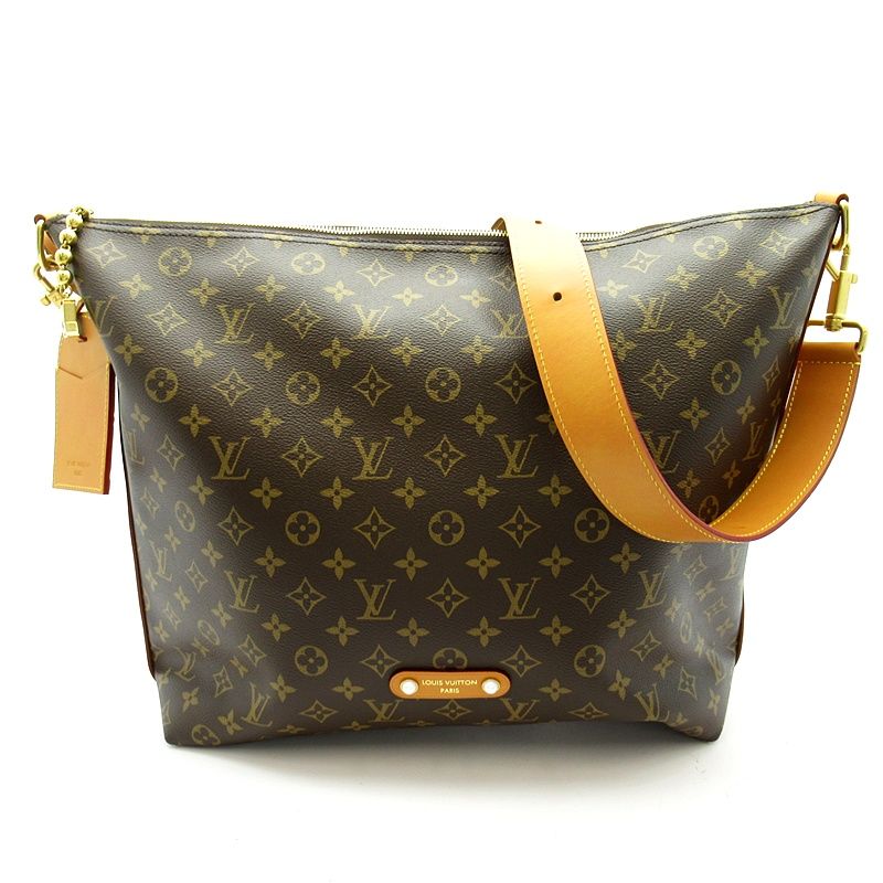 Louis Vuitton Bagabond Hobo Monogram Shoulder Bag Brown