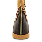 Louis Vuitton Nano Alma Monogram Handbag Brown — view 3