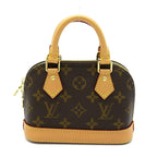 Louis Vuitton Nano Alma Monogram Handbag Brown