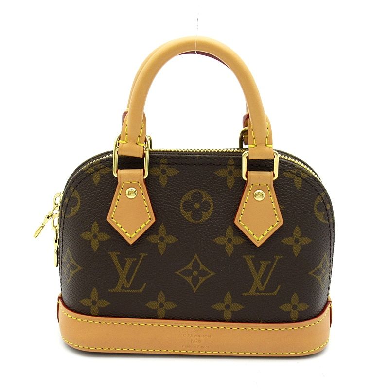 Louis Vuitton Nano Alma Monogram Handbag Brown