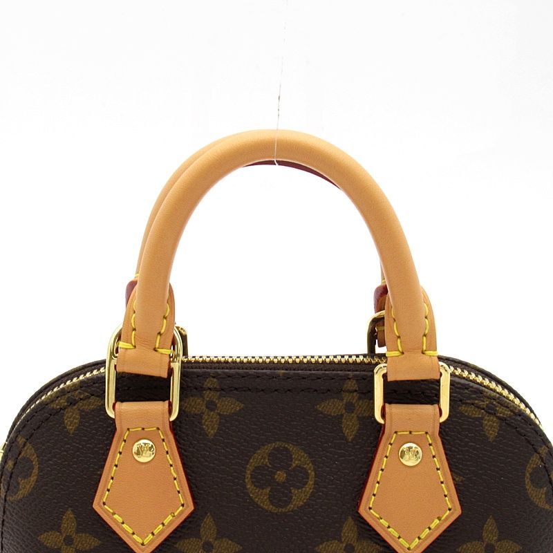 Louis Vuitton Nano Alma Monogram Handbag Brown — view 2