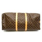 Louis Vuitton Keepall Bandouliere 60 Monogram Boston Bag Brown — view 6