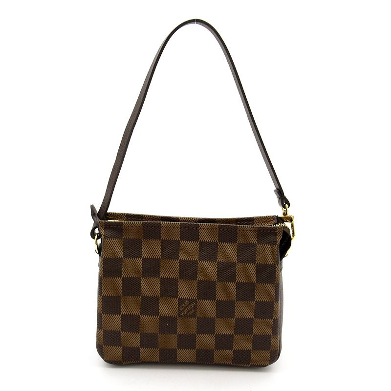Louis Vuitton Trousse Makeup Damier Handbag Brown