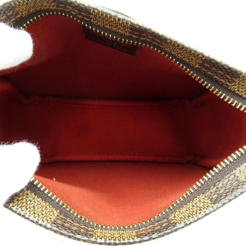 Louis Vuitton Trousse Makeup Damier Handbag Brown — view 7
