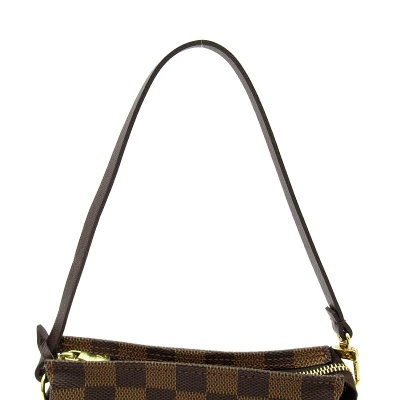 Louis Vuitton Trousse Makeup Damier Handbag Brown — view 2