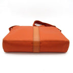 Hermes Acapulco Bass Toile de Jouy Blanc Vogue Shoulder Bag Brick — view 6
