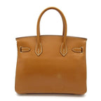 Hermes Birkin 30 Courchevel Handbag Gold — view 3