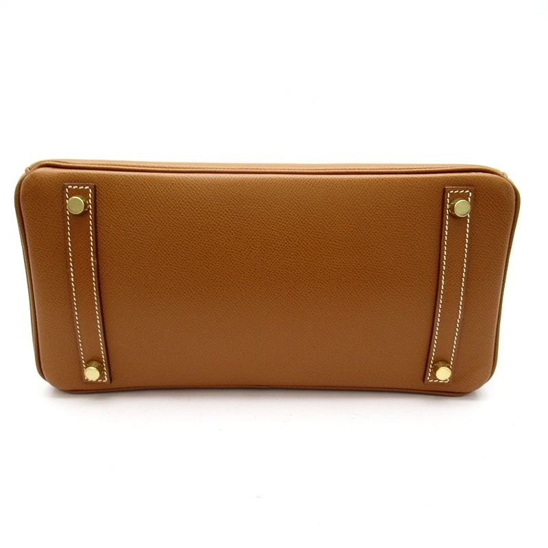 Hermes Birkin 30 Courchevel Handbag Gold — view 5