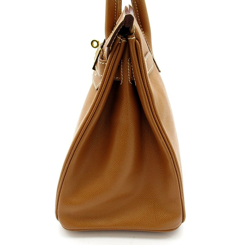 Hermes Birkin 30 Courchevel Handbag Gold — view 2