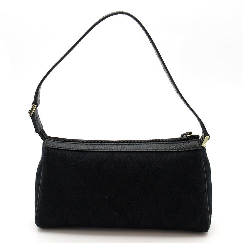 Gucci Handbag Pouch GG Canvas Black — view 4