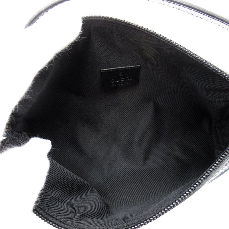 Gucci Handbag Pouch GG Canvas Black — view 7