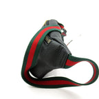 Gucci Logo Printed Small Belt Bag Leather Black — view 3