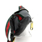 Gucci Logo Printed Small Belt Bag Leather Black — view 5