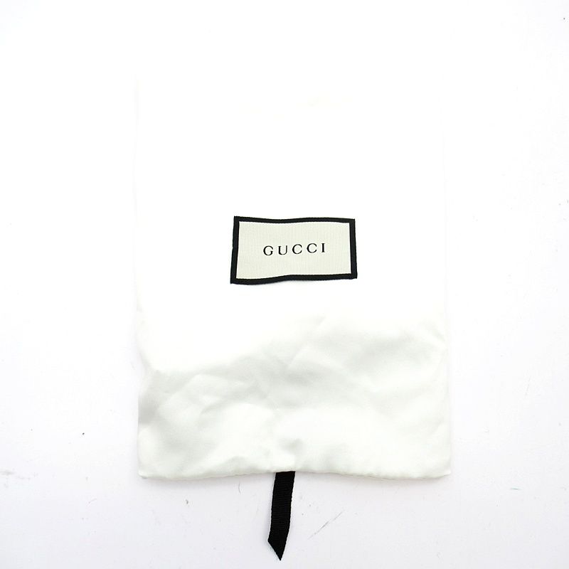 Gucci Logo Printed Small Belt Bag Leather Black — view 8