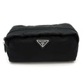 Prada Cosmetic Pouch Nylon Bags Black
