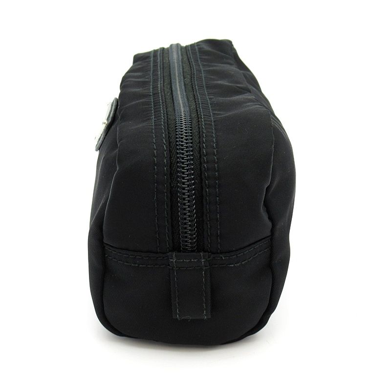 Prada Cosmetic Pouch Nylon Bags Black — view 2