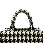 Dior Book Tote Small Canvas White Black — view 2