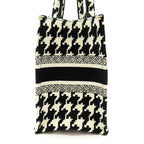 Dior Book Tote Small Canvas White Black — view 3
