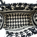 Dior Book Tote Small Canvas White Black — view 7
