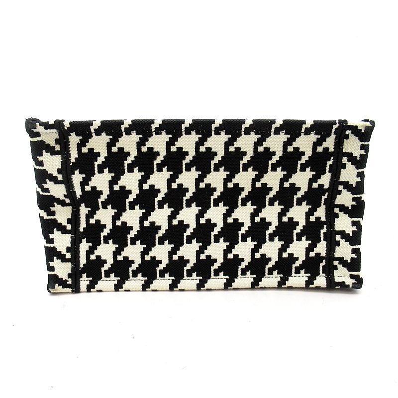 Dior Book Tote Small Canvas White Black — view 6
