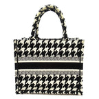 Dior Book Tote Small Canvas White Black — view 4