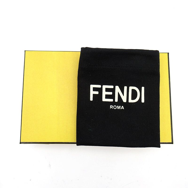 Fendi Micro Zucca Wallet Leather Black — view 7