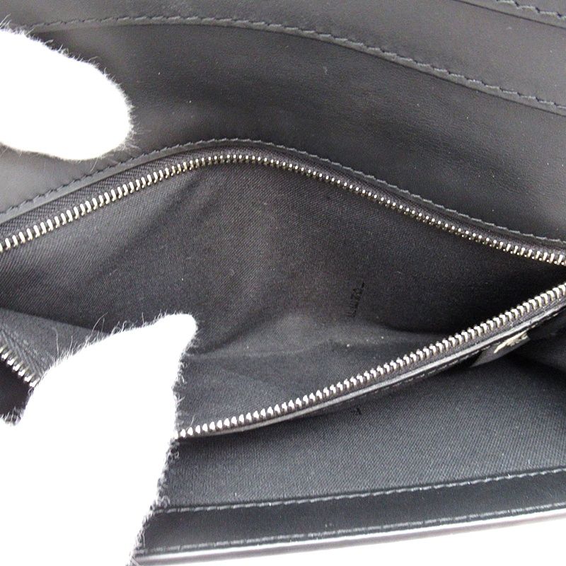 Fendi Micro Zucca Wallet Leather Black — view 5