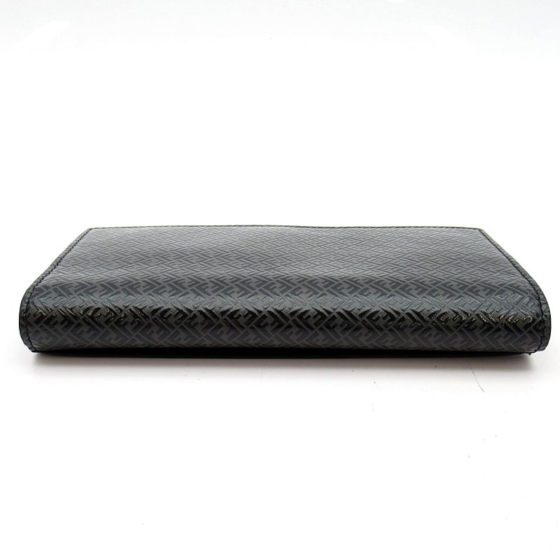 Fendi Micro Zucca Wallet Leather Black — view 3
