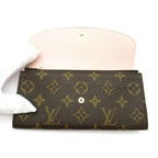 Louis Vuitton Emili Wallet Monogram Rose Ballerine — view 6