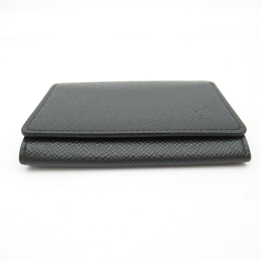 Louis Vuitton Enveloppe Business Card Holder Taiga Black — view 4
