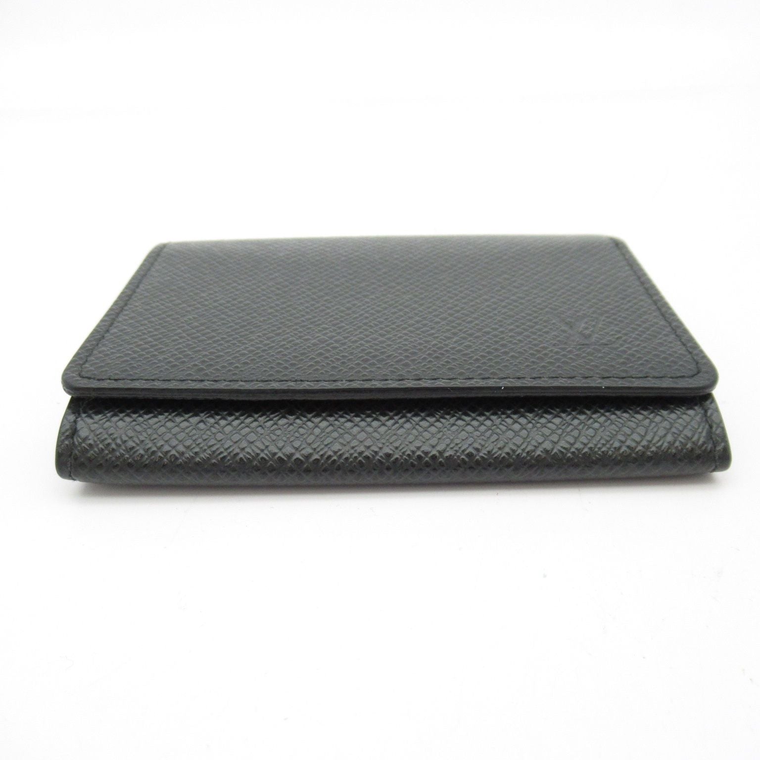Louis Vuitton Enveloppe Business Card Holder Taiga Black — view 4