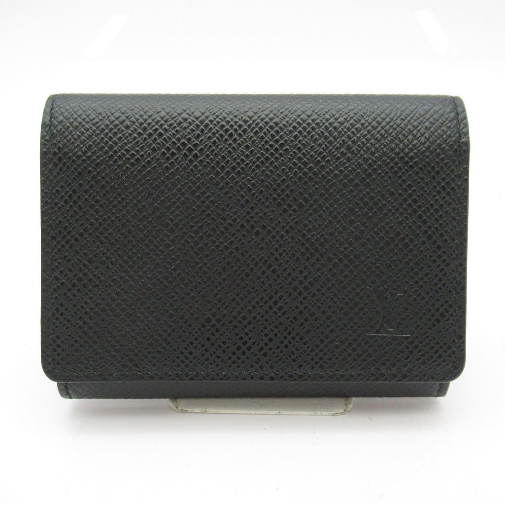 Louis Vuitton Enveloppe Business Card Holder Taiga Black