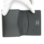 Louis Vuitton Enveloppe Business Card Holder Taiga Black — view 6