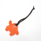 Hermes K-tall la Raba Charm Orange Keychain — view 2