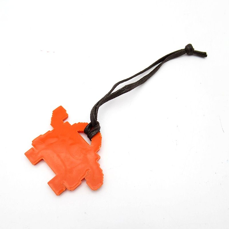 Hermes K-tall la Raba Charm Orange Keychain — view 2
