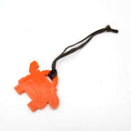 Hermes K-tall la Raba Charm Orange Keychain — view 2